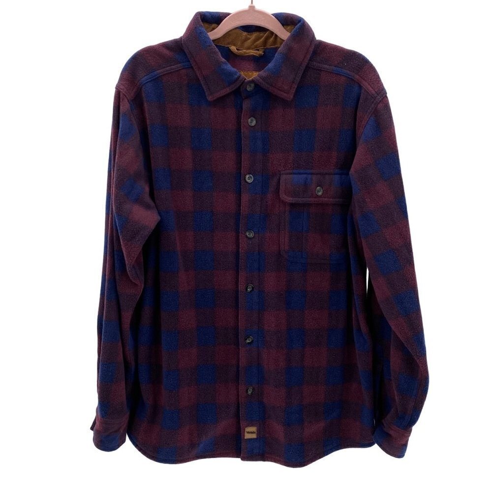 Venado Long Sleeve Button Down Fleece Shirt Men’s Size L